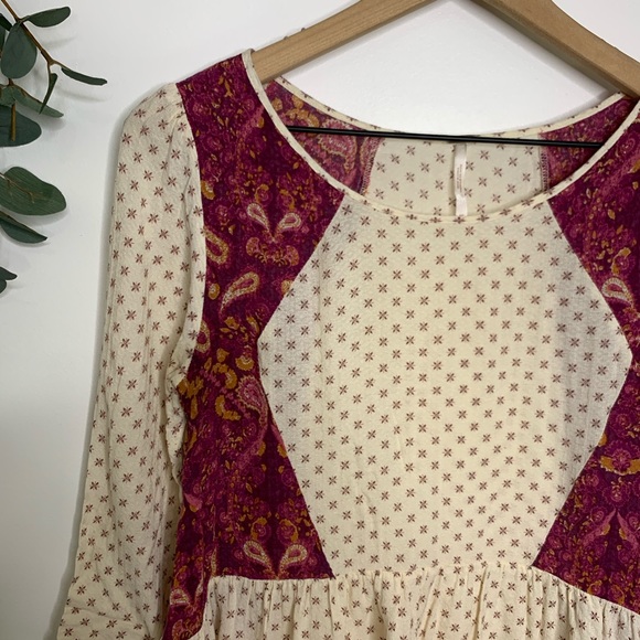 Free People printed peasant top - Picture 2 of 10